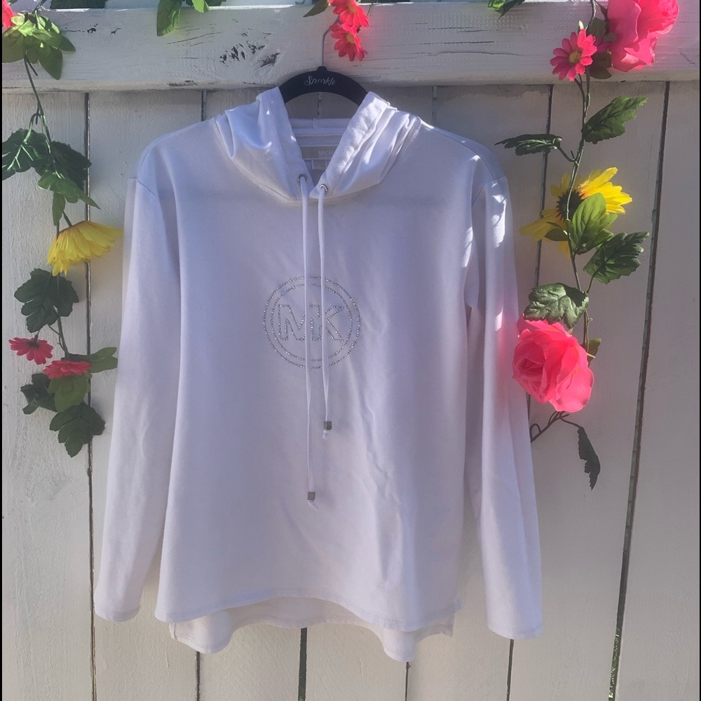 MICHAEL KORS White Sweatshirt - Picture 1 of 6